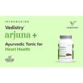 Vedistry Arjuna Tablets for Heart | Promotes Heart Health | Bone Health and Blood Pressure | Ayurvedic Enrich With Pippali | Controls Cholesterol Level | 60 Capsules. 