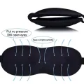 3D Sleeping Eye Mask Travel Friendly Rest Aid Eye Mask Cover Patch Padded Soft Sleeping Mask Blindfold Eye Relax Massager Beauty Tools for Better Sleep. 