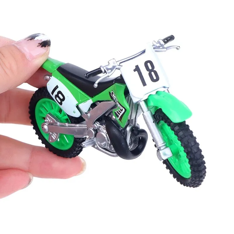 model bike 1PC Simulated Alloy Motocross Motorcycle Model 1:18 Toy