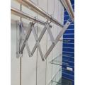 Retractable Cloth Rack and (StainlessSteel/Aluminum) Bar. 