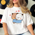 Bubu And Dudu t shirt women comic t-shirts girl y2k funny Japanese clothing. 