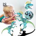 Dinosaur Model Dinosaur Model Toy Vivid Look Miniature Triassic Eoraptor Pvc Ornament Figurine Statue Children Educational Dinosaur Party Decorations. 