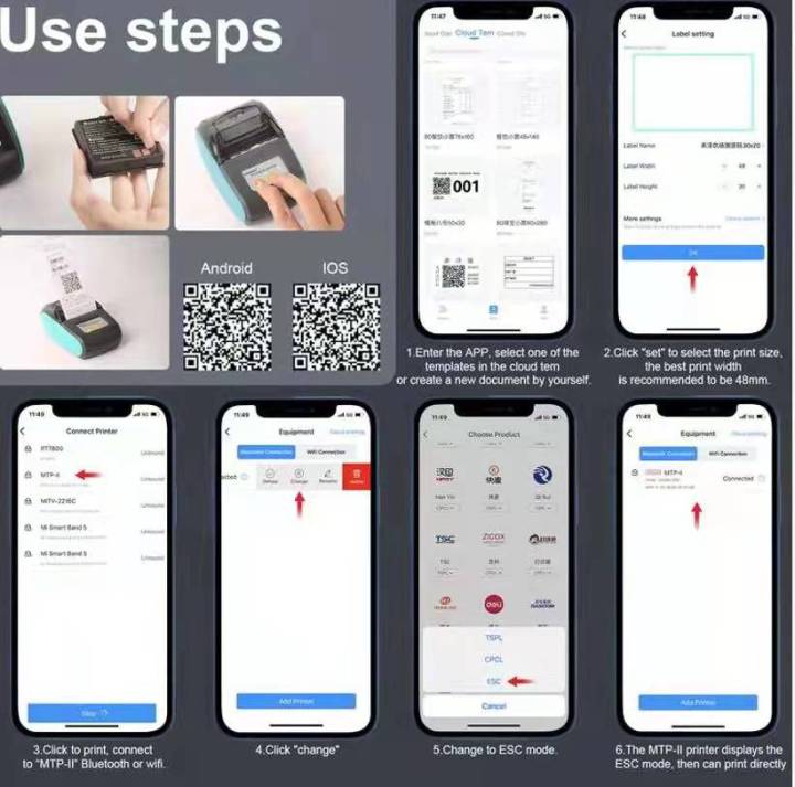 GOOJPRT%20PT-210%20Portable%20Thermal%20Printer%20Handheld%2058mm%20Receipt%20Printer%20for%20Retail%20Stores%20Restaurants%20Factories%20Logistics,%2010%20Paper%20Rolls%20-%20Image%204