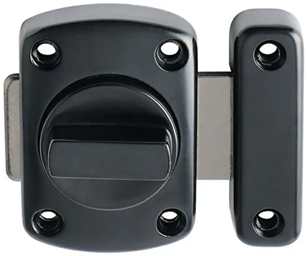 Detent Rotation Latch 【BestGO】1x Rotate Bolt Latch, Zinc Alloy Thick Anti-theft Security Gate ...