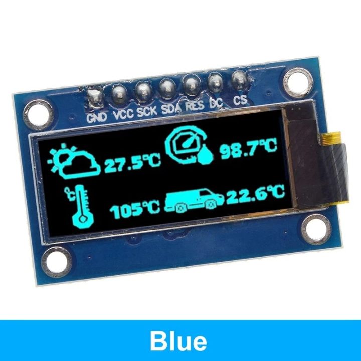 SSD1306%207PIN%200.91%20inch%20128x32%20SPI%20OLED%20Module%200.91"%20OLED%20Display%20Module%20White%20Blue%20OLED%20Screen%20Board%20For%20Arduino%20-%20Image%202