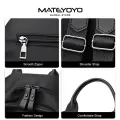 MATEYOYO Women's Fashion Backpack Simple Bag Waterproof Large Capacity Backpack PU Women Small Backpack School Bag for Teenager Girls Travel Backpack. 