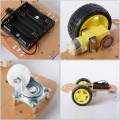 Smart Arduino Robot Car 2WD Chassis Kit with (2 Speed ​​Encoder + 2 Wheels + 2 Gear Motors + Battery Box & Fixing Parts) / Other Micro Controllers. 