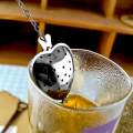 3 PacksTea InfuserHeart Shaped Tea Infuser Strainer Spoon With Chain Stainless Steel Tea Strainers For Loose Tea. 