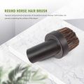 32Mm Dusting Brush Dust Tool Attachment for Vacuum Cleaner Round Horse Hair. 