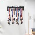Sports Medals Display Rack, Medal Storage Rack, Shelf Sturdy Hanging Medal Holder, Medal Hanger Holder for Ribbon Lanyard, Running Medals. 