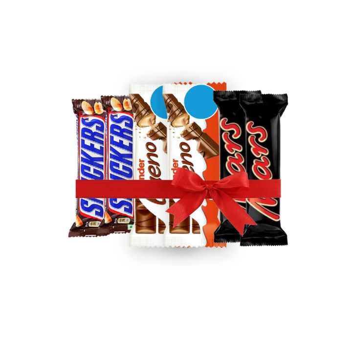 Mars Snickers Kinder Bueno 2 pack Tri Combo