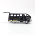 1:32 Scale Proswon Diecast Toy Model Toyota Hiace Van Car Pull Back Doors Openable Sound and Light Educational Collection Gift. 