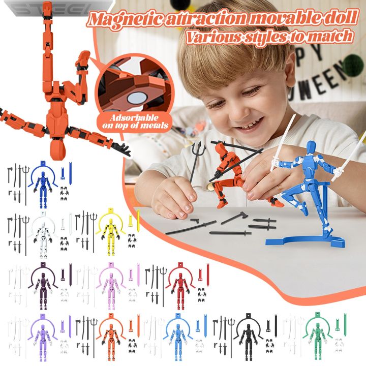 Movable Doll Magnetic Doll 13 Joints Movable 3d Printed Doll Toy 4rd Generation ...