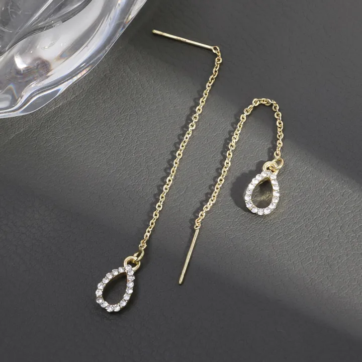 Drop%20Ear%20Line%20Long%20Hanging%20Earrings%20For%20Women%20Rose%20Zircon%20Crystal%20Piercing%20Threader%20Earing%20Ear%20Accessories%20Jewelry%20-%20Image%207