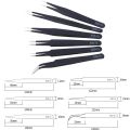 phone repair tools 2/6PCS Precision Tweezers Set ESD Anti-Static Stainless Steel Tweezers Repair Tools for Electronics Repair Soldering CraftScrew Nut Drivers. 