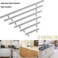 Brushed Steel T Bar Handles Kitchen/Cabinet/Door/Cupboard/Drawer/Bedroom T-Bar. 