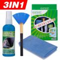 3 in 1 Laptop Cleaning Kit Monitor TV PC LED LCD Screen Cleaner Cloth Brush. 