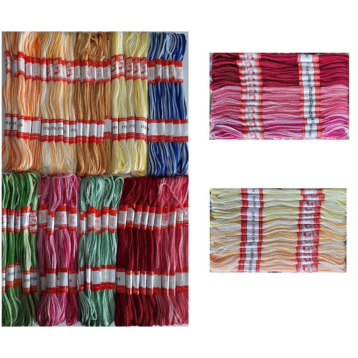 Embroidery%20Stranded%20Cotton%20-%20Shaded%20Colors,%2050%20Skeins%20(10%20Colors%20x%205)%20-%20Image%203