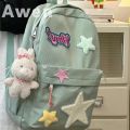 Milky Yellow Girl Cute Schoolbag XINGX ins  Backpack College Student Soft Girl Japanese Backpack College Style Lightweight. 