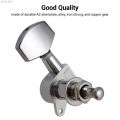 IUQXU 6pcs Sealed Guitar String Pegs Locking Tuners 3L3R Tuning Pegs S tring Tuner Acoustic Guitar Tuner Machine Head Knob 3Left 3Right. 