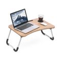 Foldable Laptop Desk Cup Holder Table. 