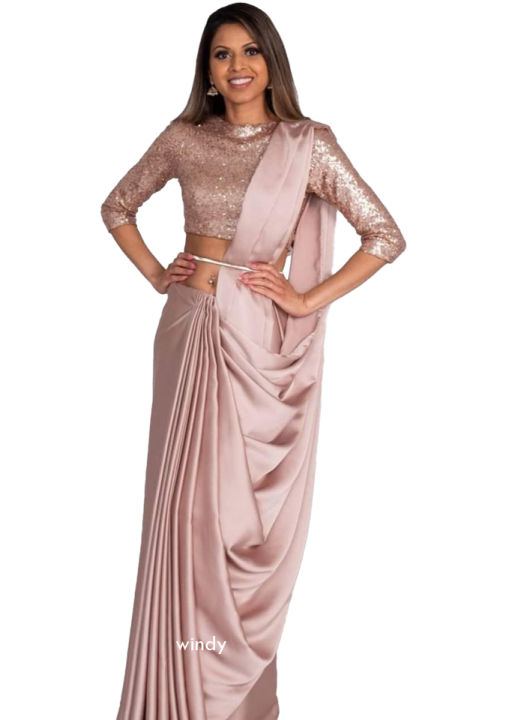 Wedding Saree Saree Coat Blouse Georgette Saree Coat Model Saree