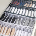 6/7/11 Grids Dormitory Closet Organizer For Socks Home Separated Underwear Storage Box Bra Organizer Foldable Drawer Organizer 1Pcs. 