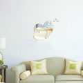 Creative 3D Heart-shaped Acrylic Wall Stickers Self-adhesive DIY Home Art Mirror Sunlight Mall. 