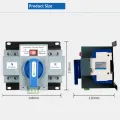 Trip switch 2P 63A 230V MCB Type Dual Power Automatic Transfer Switch. 