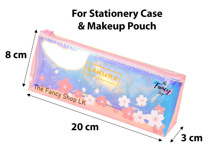 Pencil%20Case%20Pouch%20Korean%20Cute%20Kawaii%20School%20Stationery%20Mettalic%20Shiny%20Lazer%20Sakura%20Flower%20Design%20-%20Image%203