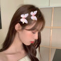 2Pcs 3D Butterfly Hair Clips Rhinestone Gradient Color Hairpin Girl's Moving Wings Hairpin Hair Accessories. 