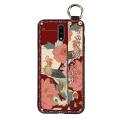 Soft case Kickstand Phone Case For Nokia 2.3 Phone Holder ring Lanyard Chinese style Silicone Wrist Strap old lady. 