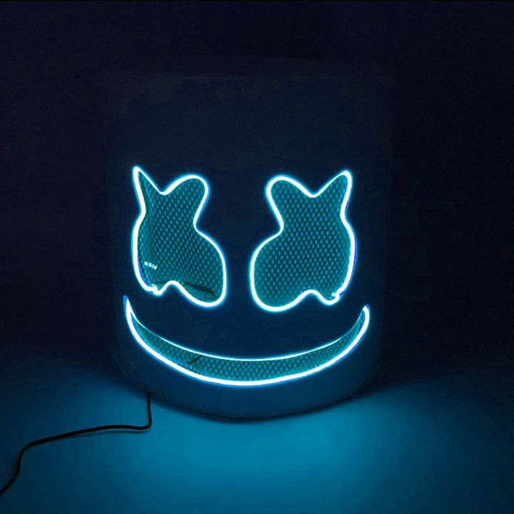Halloween%20Light%20Up%20Mask%20Full%20Face%20LED%20Neon%20Marshmallow%20Mask%20Headgear%20Luminous%20DJ%20Music%20Festival%20Props%20Cosplay%20Rave%20Party%20Mask%20-%20Image%203