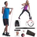 Bodygym Core System Portable Home Gym - Resistance Trainer All-in-One Band + Bar Kit, Full Body Workout. 