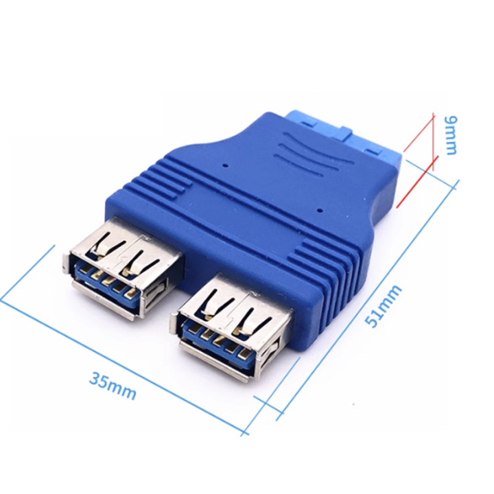 Usb Mainframe02 Mod2 Neue Motherboard 2 Ports Usb 3 0 Eine Frau Zu 20 Pin Header Weiblich ...