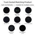 CNC Power Track Socket Gen Smart Home Appliances Universal Outlets Popular US EU AU FR Wall Electrical Plug Adapter for P1-Track. 