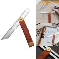 Craftsman Sliding T Bevel Square Gauge Protractor Angle Transfer Tool For Accurate Angles With Wooden Handle Level Marking Gauge. 