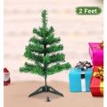 Christmas Tree Artificial Green Christmas Trees 2ft / 3ft Xmas Tree With Solid Plastic Legs X-mas Tree for Christmas Décor Living Room Indoor Outdoor- Christmas Decorations Items- Christmas Gift. 