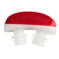 Anti Snoring Snore Free Snore Stopper Magnetic Silicone Nose Clip Sleeping Device Stuffy Nose Breathing Apparatus - Red. 