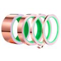 Copper Tape Conductive Adhesive Metal Copper Strip for Grounded EMI Shielding Solder Stained Glass Paper Circuits DIY Crafts-5mm*20m. 