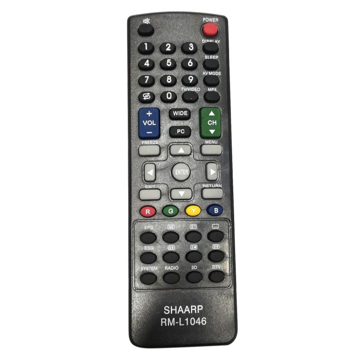Sharp RM-L1046 Brand TV Remote - G1350SA - Black