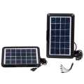 Fast charger Portable 6V 3.2W Polycrystalline Solar Panel for cell phone Charging with 5 in 1 cable Solar Panel board. 