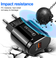 Usb Charger Quick Charge 3.0 Qualcomm Qc3.0 Fast Charging Eu Plug Mobile Phone Charger For Qc 3.0 Charger. 