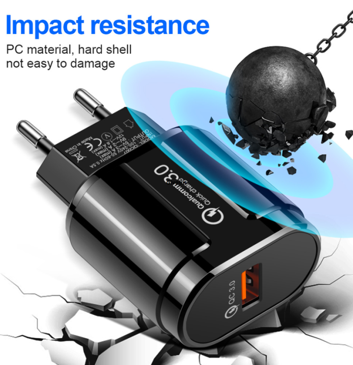 Usb%20Charger%20Quick%20Charge%203.0%20Qualcomm%20Qc3.0%20Fast%20Charging%20Eu%20Plug%20Mobile%20Phone%20Charger%20For%20Qc%203.0%20Charger%20-%20Image%207