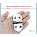 OUMERY 316 Stainless Steel Boat Caravan for RV Deck Hinge Cupboard Cabinet Drawer Door Strap Butt Hinge Hardware. 