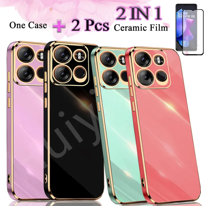 2%20IN%201%20Tecno%20Pop%207%20Pro%20BF7%20Phone%20Case%20Straight%20Edge%20Electroplated%20Protective%20Case%20with%20Curved%20Ceramic%20Screen%20Protector%20-%20Image%204