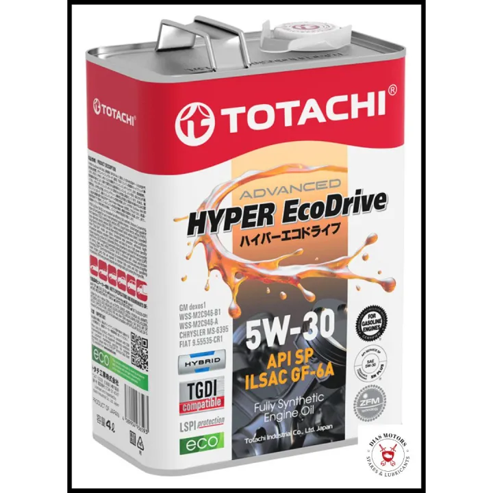 TOTACHI%205W30%20FULL%20SYNTHETIC%20(HYPER%20ECO%20DRIVE)%20-%20Image%203