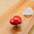 Heart Shape Toilet Presser Love Toilet Press Button Bathroom Water Tank Buttons Push Switch Bathing Room Decor Nail Protector. 