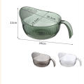 PET Rice washing machine Fine Mesh 24*13CM Kitchen Rice drain basket Household drain basket for Kitchen Gadget Food Prep Home. 