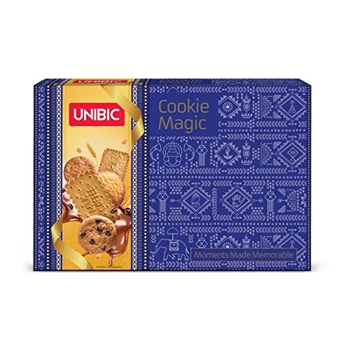 Unibic Cookies Magic, 300g Gift Hamper for Festivals, Sweet Gourmet Delicacies, Corporate Gifting for Employees, Friends and Family(FROM INDIA)